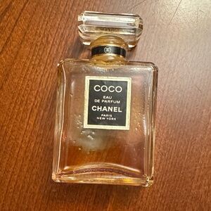 Chanel Coco Eau de Parfum nearly empty bottle